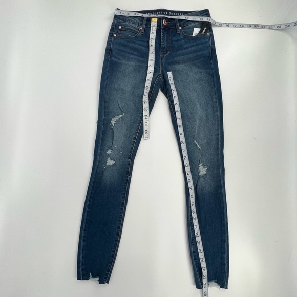NWT Articles Of Society Super Soft Ankle Skinny Distressed Jeans Size 25 Womens - Picture 5 of 9